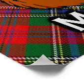 Clan MacLean Scottish Tartan Poster (Hoek)