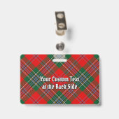 Clan MacLean Tartan Badge (Achterkant met clip)