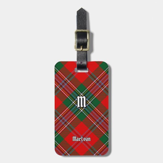 Clan MacLean Tartan Bagagelabel (Voorkant verticaal)