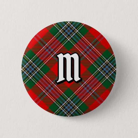 Clan MacLean Tartan Button (Voorkant)