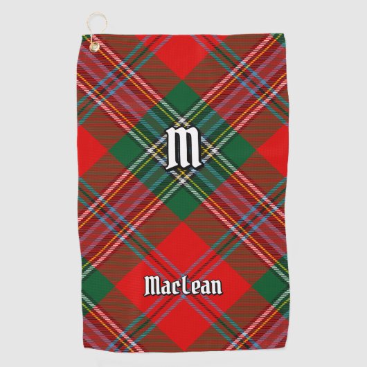 Clan MacLean Tartan Golfhanddoek (Voorkant)