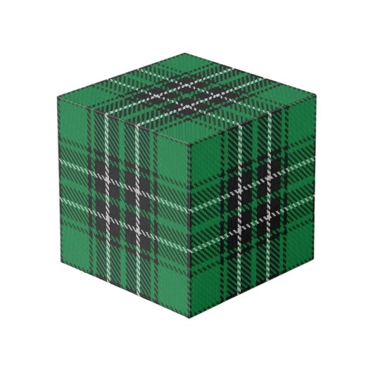 Clan MacLean Tartan House Blessing Kubus (Achter hoekig)