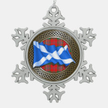Clan MacLean Tartan Knot & Flag