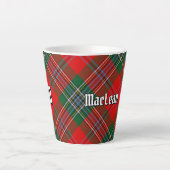 Clan MacLean Tartan Latte Mok (Voorkant)