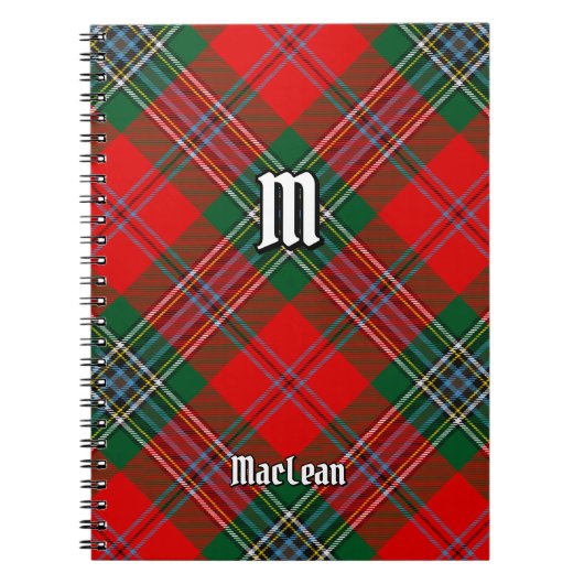 Clan MacLean Tartan Notitieboek (Voorkant)