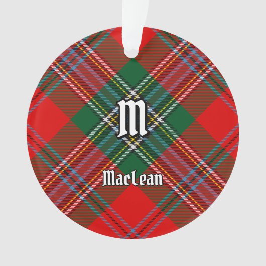 Clan MacLean Tartan Ornament (voorkant)