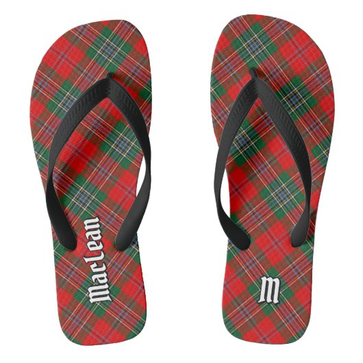 Clan MacLean Tartan Teenslippers (Voetbed)