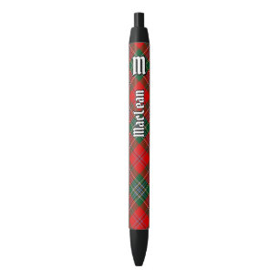 Clan MacLean Tartan Zwarte Inkt Pen