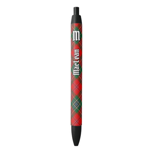 Clan MacLean Tartan Zwarte Inkt Pen (Voorkant Verticaal)
