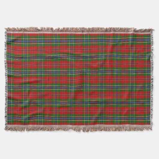 Clan MacLean van Duart Tartan Deken (Voorkant)