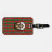 Clan MacLean van Duart Tartan en Sporran Bagagelabel (Voorkant horizontaal)