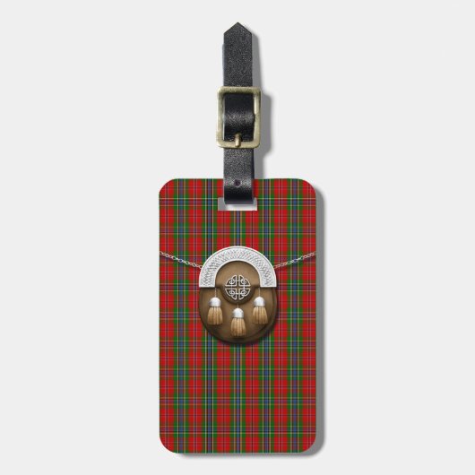 Clan MacLean van Duart Tartan en Sporran Bagagelabel (Voorkant verticaal)