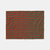 Clan MacLean van Duart Tartan Fleece Deken (Voorkant (Horizontaal))