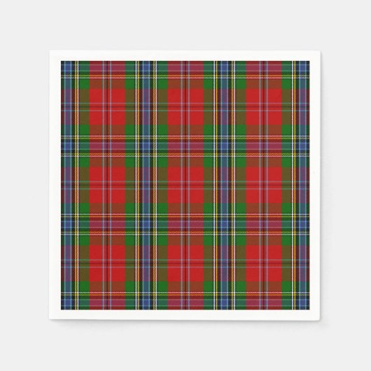Clan MacLean van Duart Tartan Servetten (Voorkant)