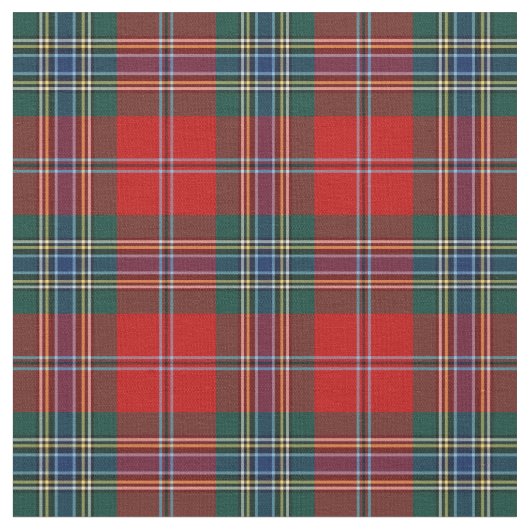 Clan MacLean van Duart Tartan Stof (Close Up)