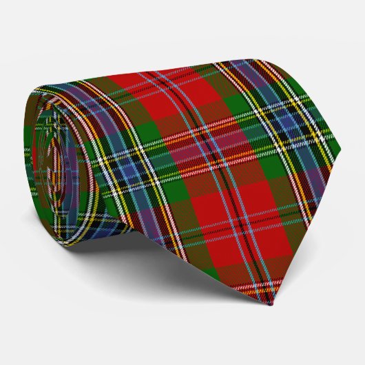 Clan MacLean van Duart Tartan Stropdas (Opgerold)