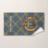 Clan MacLellan Crest over Oude Tartan Bad Handdoek (Handdoek)