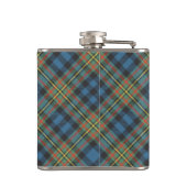 Clan MacLellan Crest over Oude Tartan Heupfles (Achterkant)