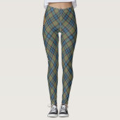 Clan MacLellan Crest over Oude Tartan Leggings (Voorkant)