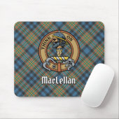 Clan MacLellan Crest over Oude Tartan Muismat (Met muis)