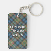 Clan MacLellan Crest over Oude Tartan Sleutelhanger (achterkant)