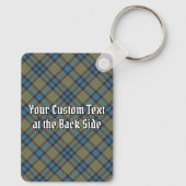 Clan MacLellan Crest over Oude Tartan Sleutelhanger (Achterkant)