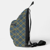 Clan MacLellan Crest over Oude Tartan Sling Bag (Rechts)