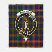Clan MacLellan Modern Tartan Pset Fleece Deken (Voorkant)