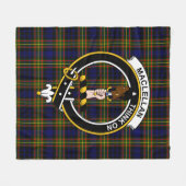 Clan MacLellan Modern Tartan Pset Fleece Deken (Voorkant (Horizontaal))