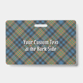 Clan MacLellan Oude Tartan Badge (Achterkant)