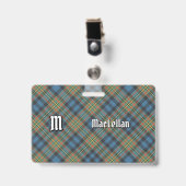 Clan MacLellan Oude Tartan Badge (Voorzijde met clip)