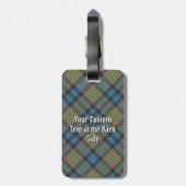 Clan MacLellan Oude Tartan Bagagelabel (Achterkant verticaal)