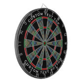 Clan MacLellan Oude Tartan Dartbord (Voorkant Links)