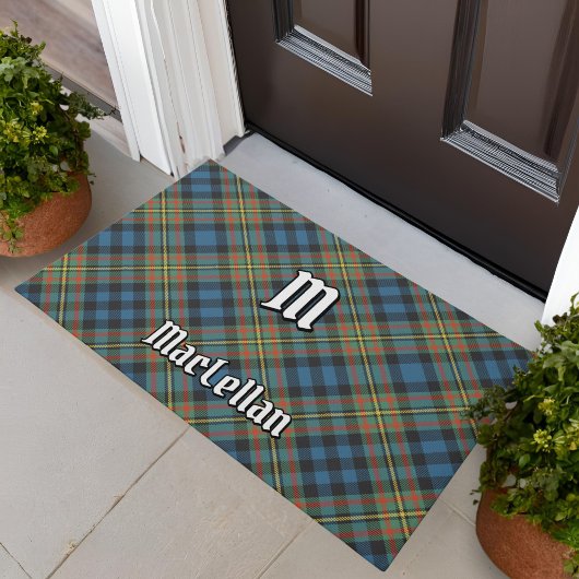 Clan MacLellan Oude Tartan Deurmat