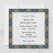 Clan MacLellan Oude Tartan Kaart (Achterkant)