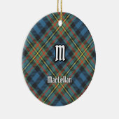 Clan MacLellan Oude Tartan Keramisch Ornament (Rechts)