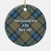 Clan MacLellan Oude Tartan Keramisch Ornament (Achterkant)