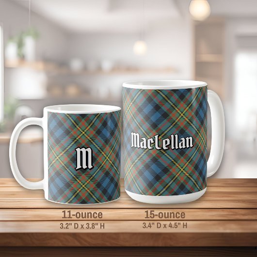 Clan MacLellan Oude Tartan Koffiemok