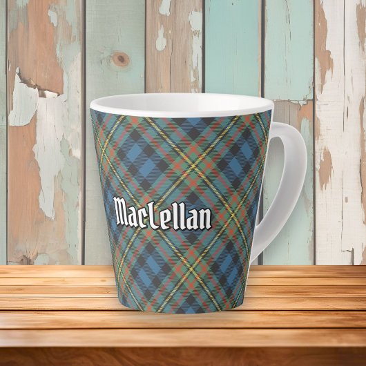 Clan MacLellan Oude Tartan Latte Mok