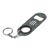 Clan MacLellan Oude Tartan Mini Flessenopener (Voorkant Gekanteld)