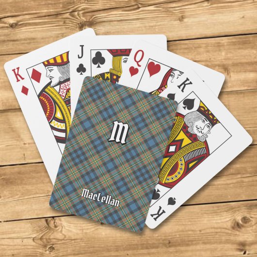 Clan MacLellan Oude Tartan Pokerkaarten