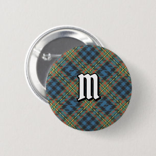 Clan MacLellan Oude Tartan Ronde Button 5,7 Cm