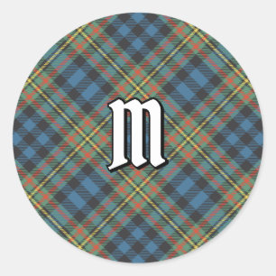 Clan MacLellan Oude Tartan Ronde Sticker