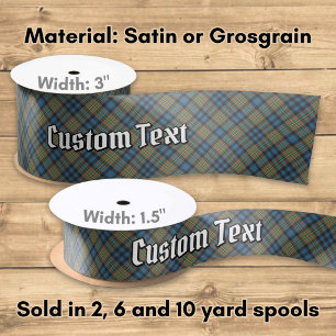Clan MacLellan Oude Tartan Satijnen Lint