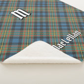 Clan MacLellan Oude Tartan Sherpa Deken (3/4)