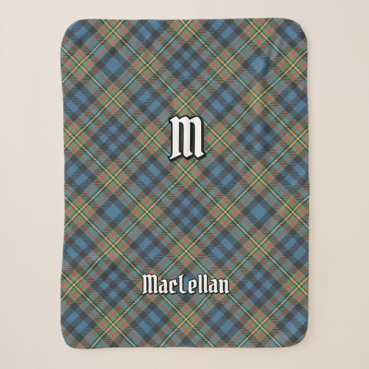Clan MacLellan Oude Tartan Sherpa Deken (Voorkant)