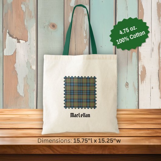 Clan MacLellan Oude Tartan Tote Bag