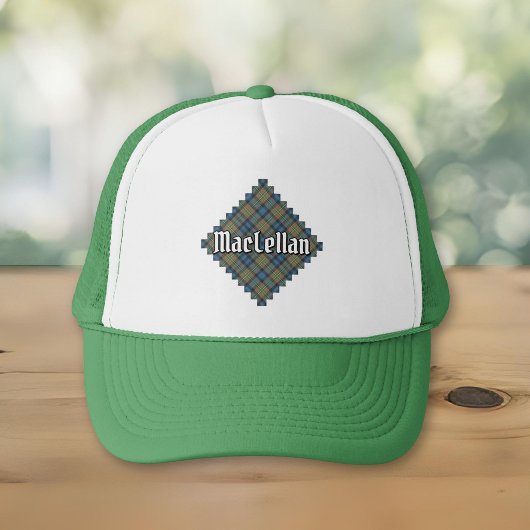 Clan MacLellan Oude Tartan Trucker Pet