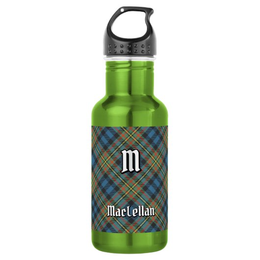Clan MacLellan Oude Tartan Waterfles (Voorkant)