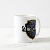 Clan MacLellan Schotse dynastie Tartan Mokken Cups (Voorkant rechts)